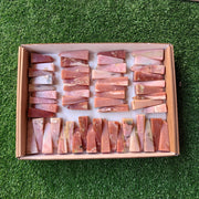 Lot 55 pcs Pink Opal Tower