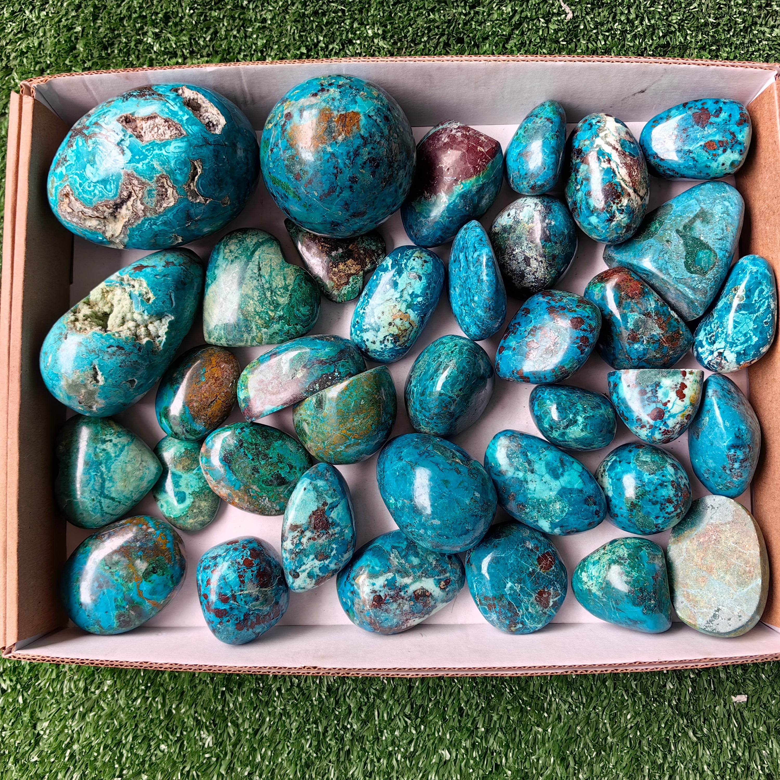 Lot 36 pcs Chrysocolla Free Form