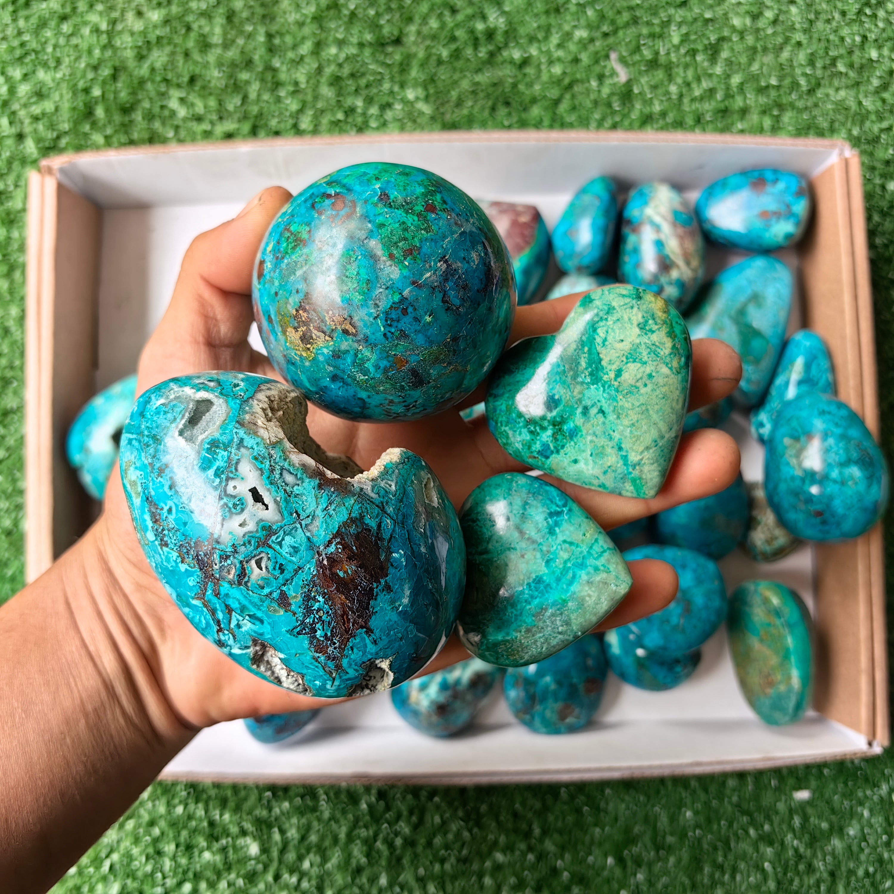 Lot 36 pcs Chrysocolla Free Form
