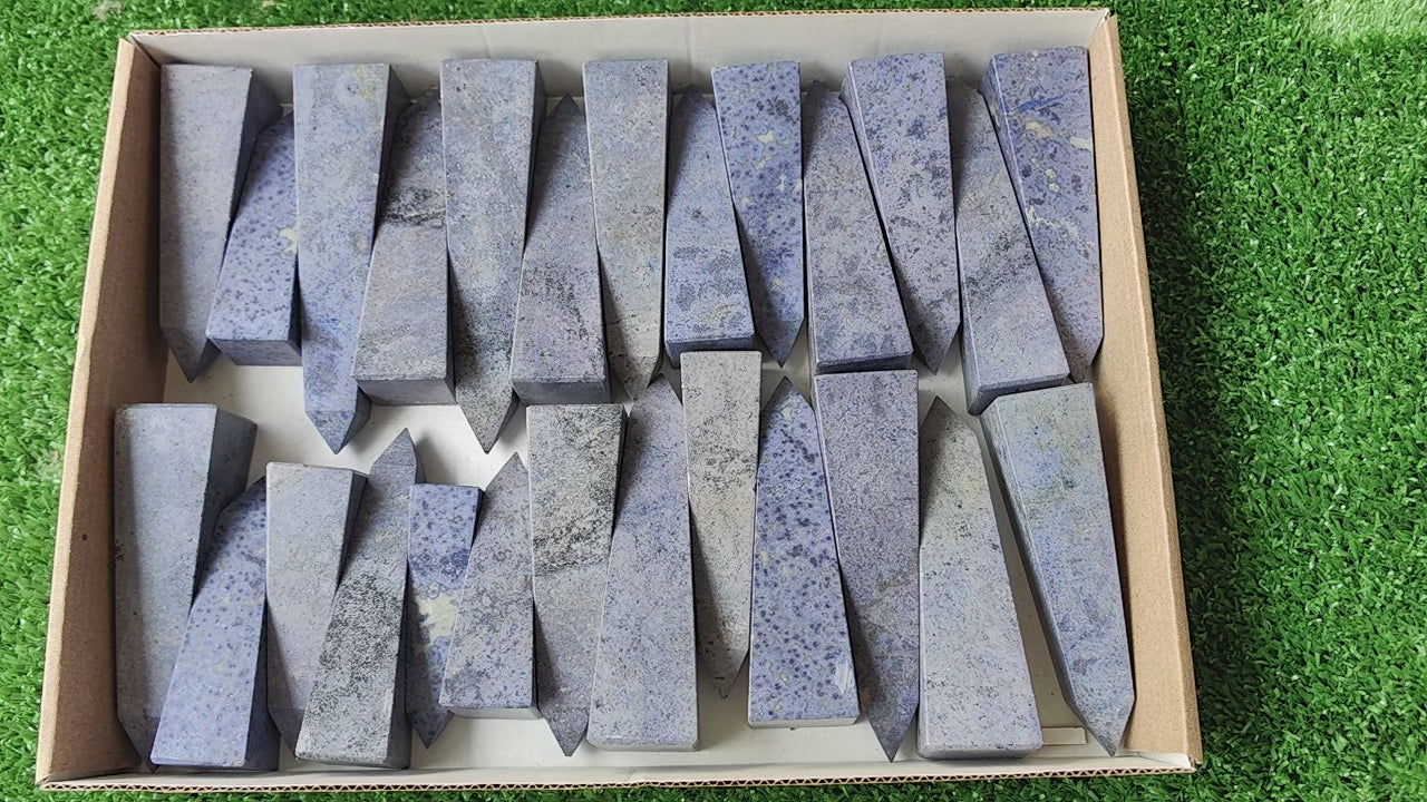 Load video: 26 pcs Dumortierite Tower