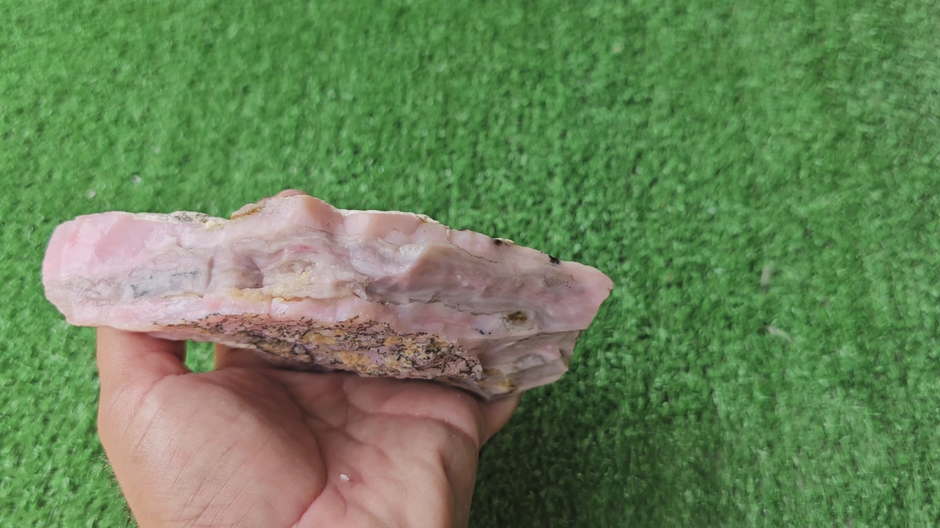 Load video: Pink Opal rough (1 pc)