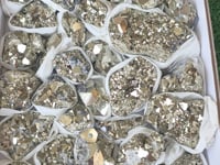 Load video: Lot 30 pcs Pyrite with Galena, Huanzala Mine, Peru