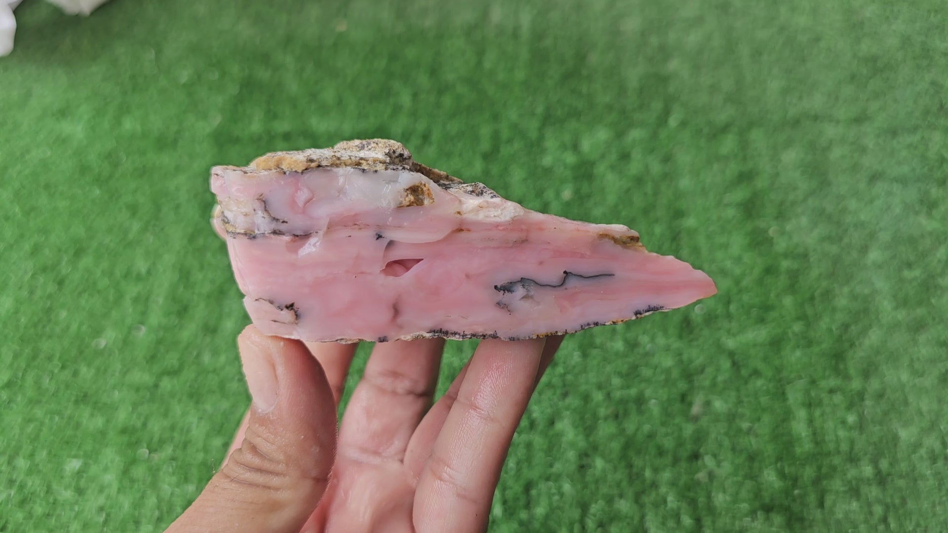 Load video: Pink Opal rough (1 pc)