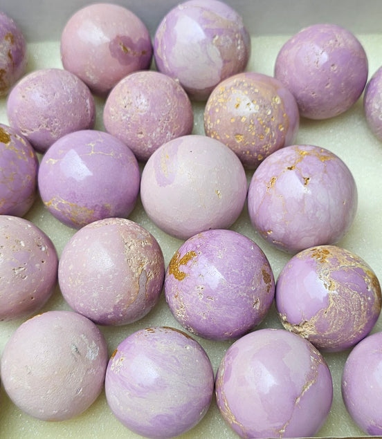 Lot 25 spheres Phosphosiderite**