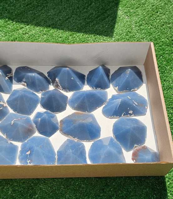 Lot 19 Slices with point Angelite***