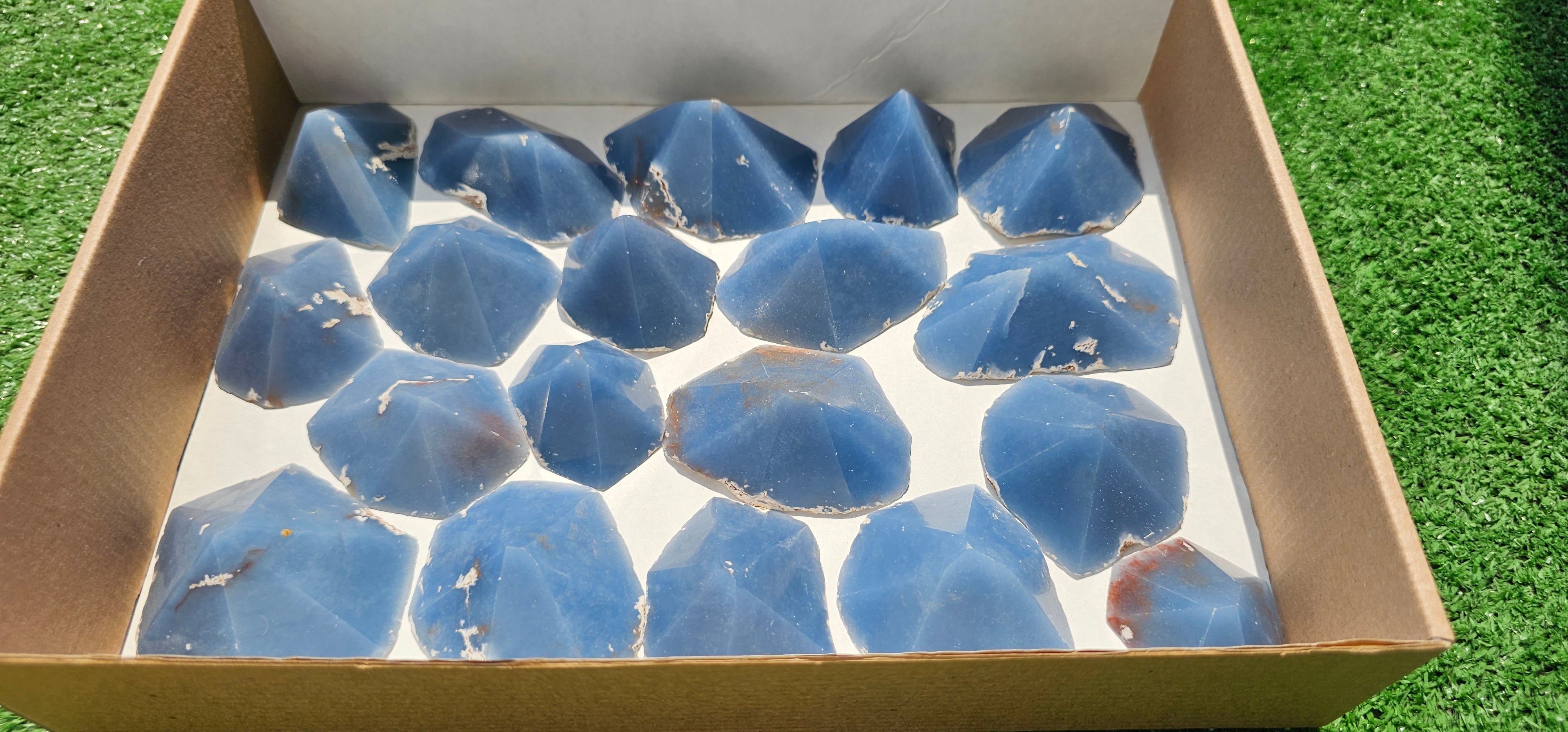 Lot 19 Slices with point Angelite***
