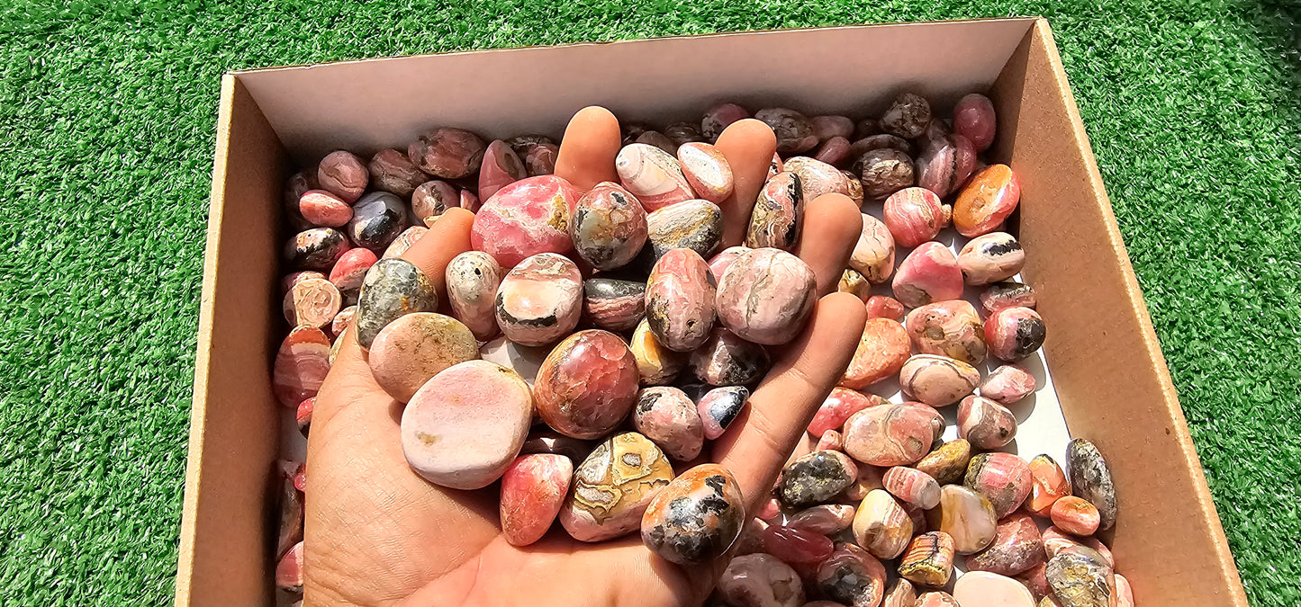 Lot 2.5 kg Rhodochrosite Tumbled