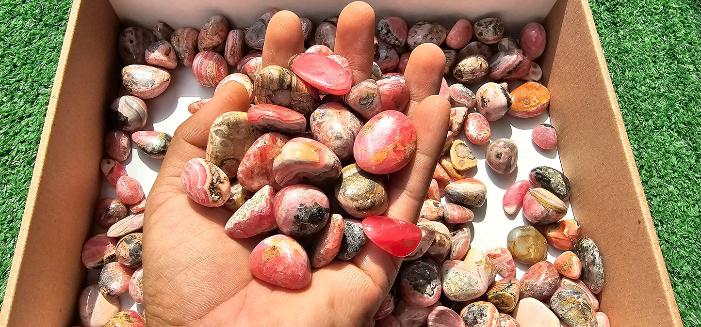 Lot 2.5 kg Rhodochrosite Tumbled