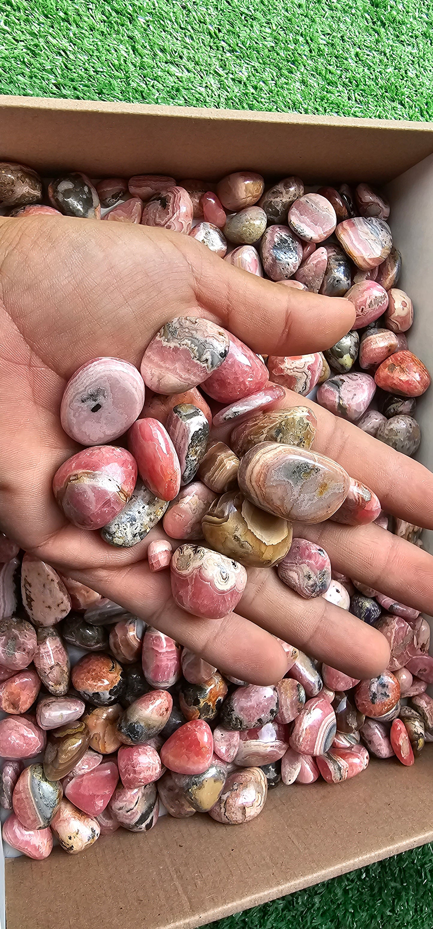 Lot 2.5 kg Rhodochrosite Tumbled