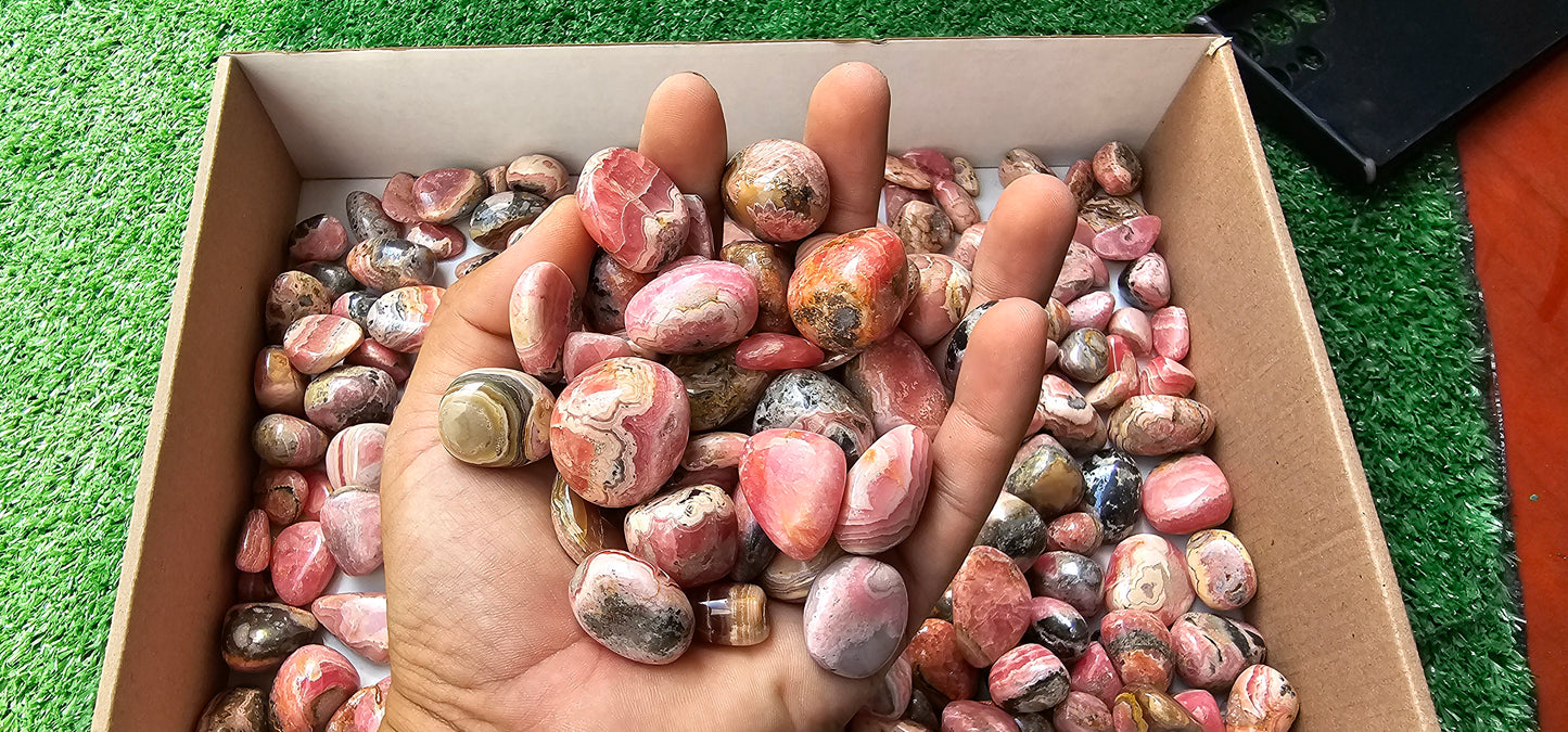 Lot 2.5 kg Rhodochrosite Tumbled