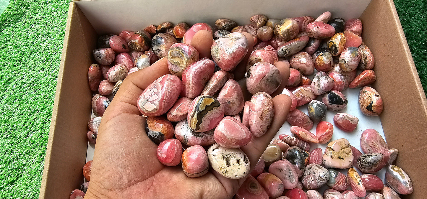 Lot 2.5 kg Rhodochrosite Tumbled