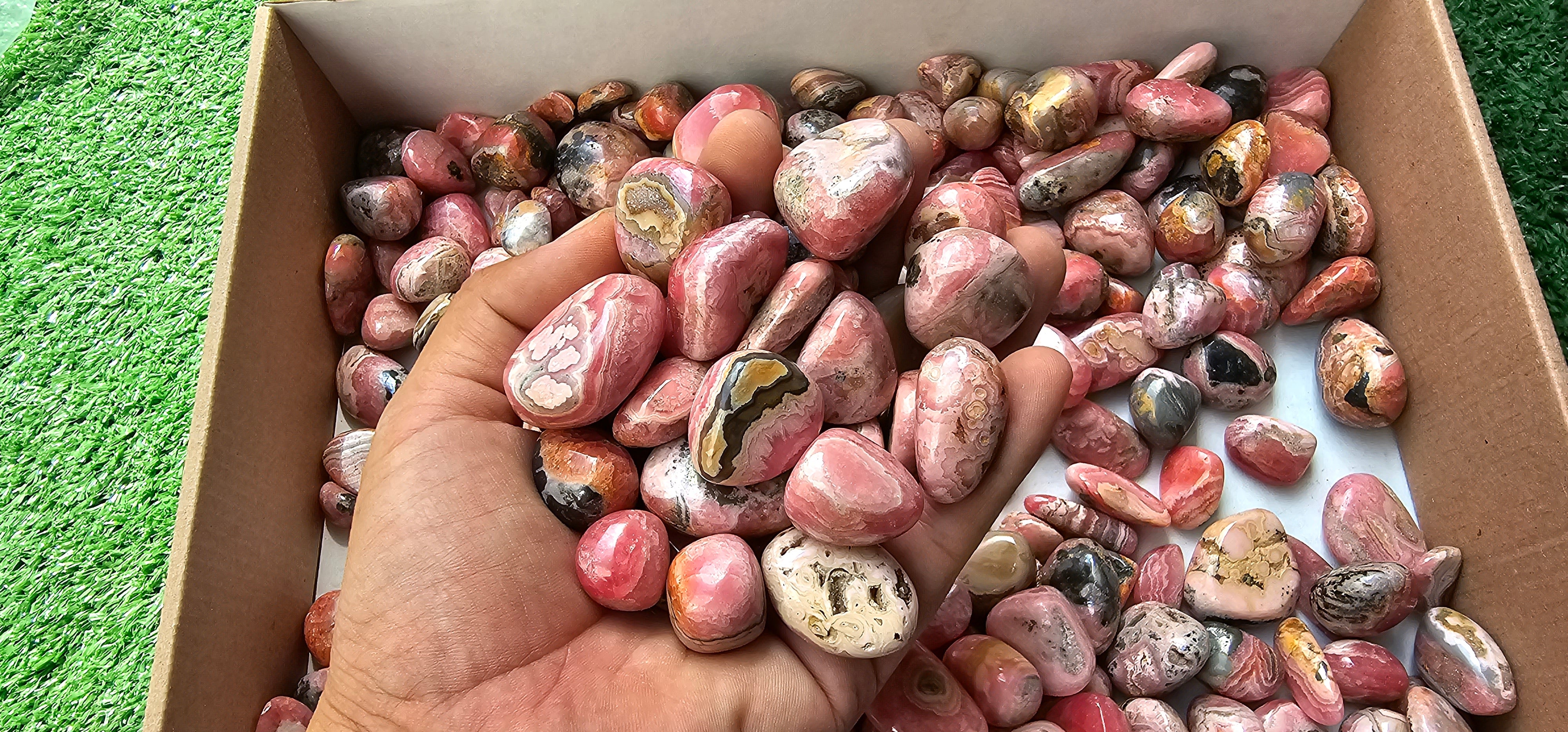 Lot 2.5 kg Rhodochrosite Tumbled