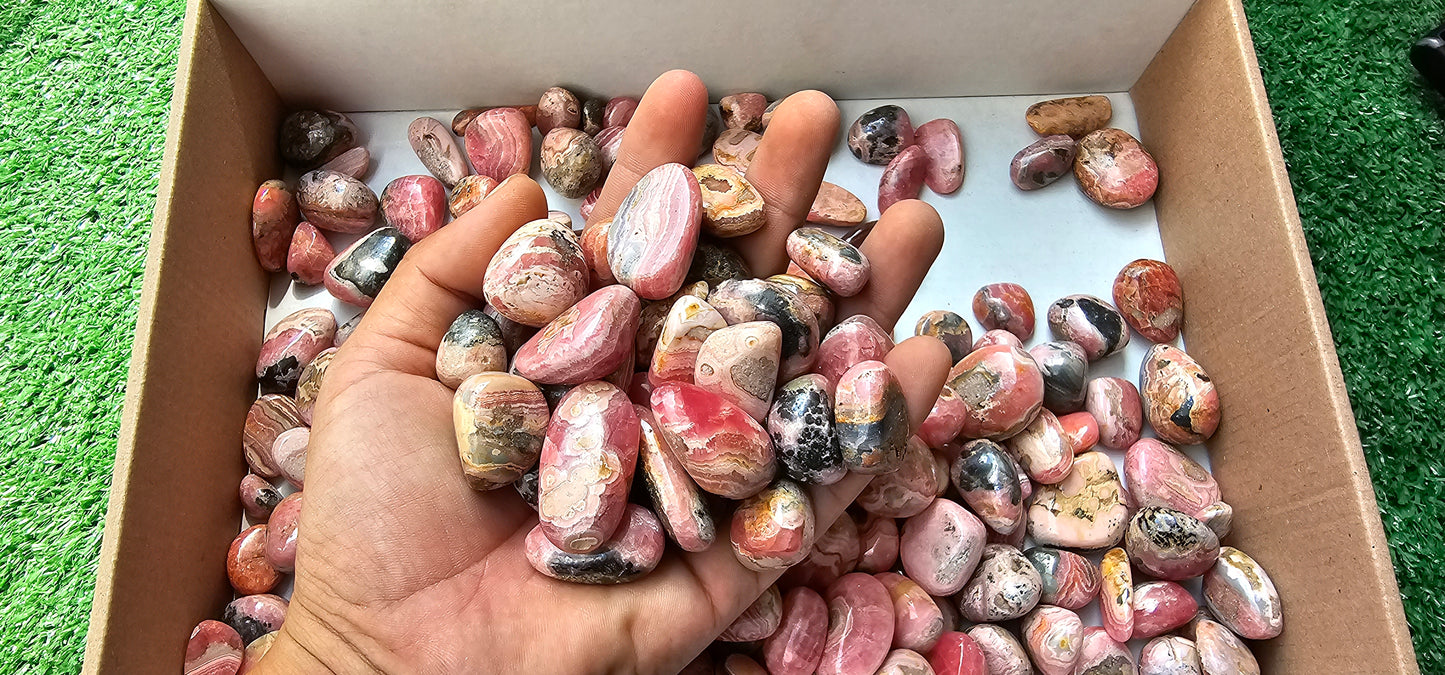 Lot 2.5 kg Rhodochrosite Tumbled