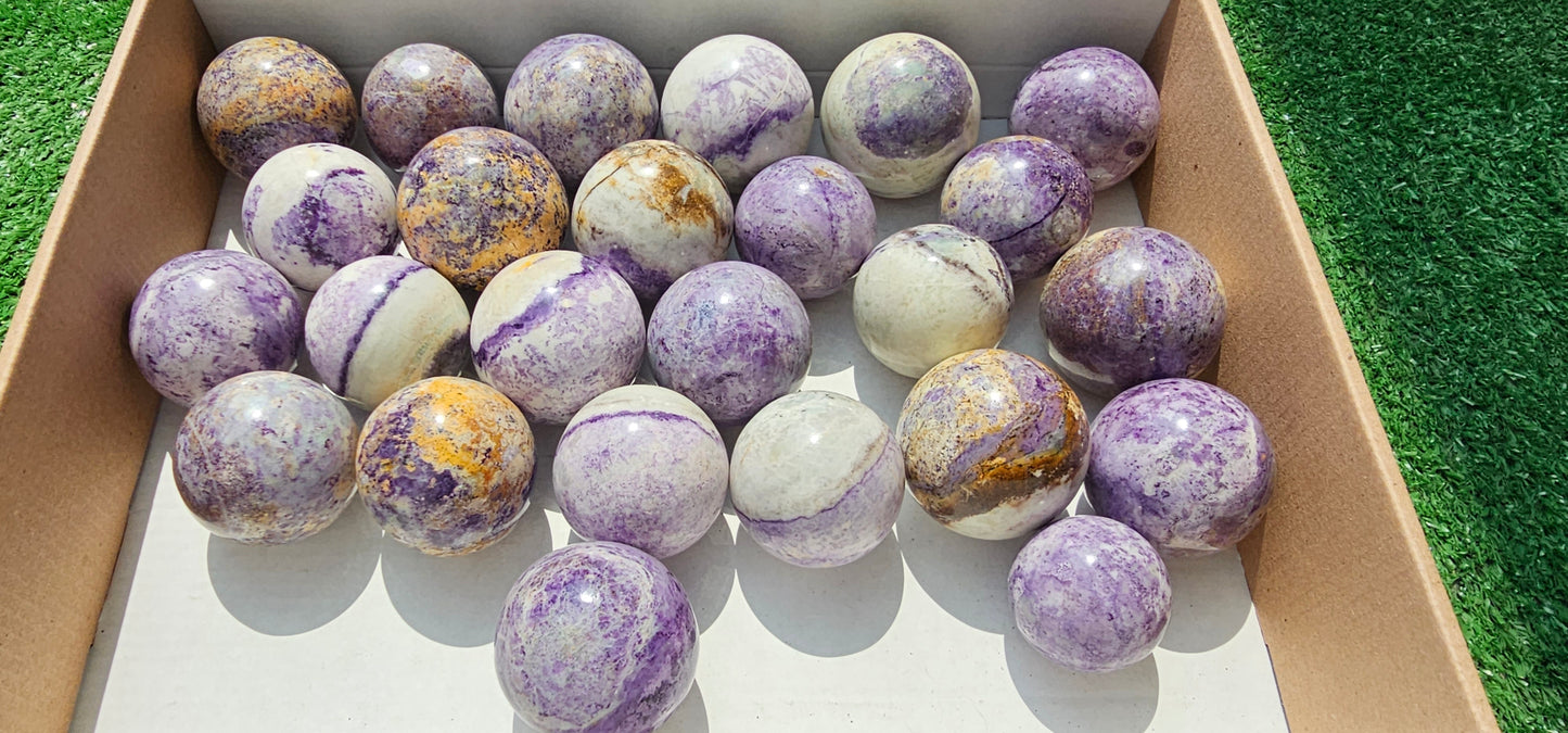 Lot 25 Spheres Bolivianite