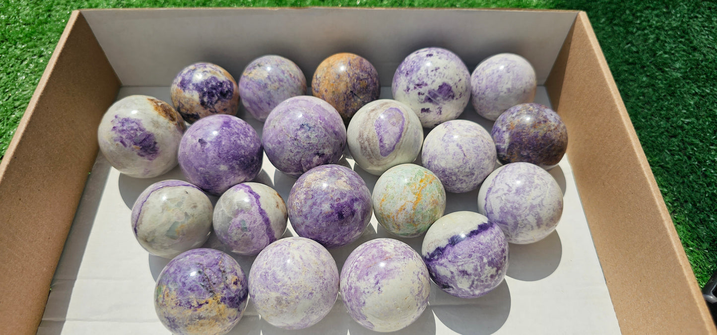 Lot 20 Spheres Bolivianite