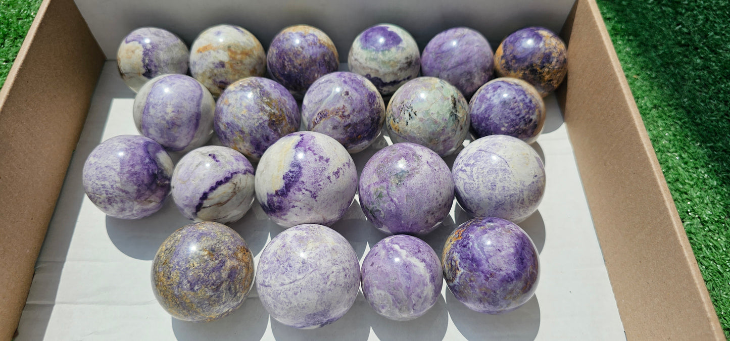 Lot 20 Spheres Bolivianite