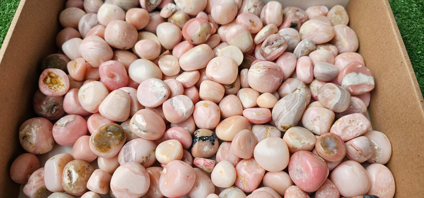 Lot 2 kg Pink Opal Tumbled