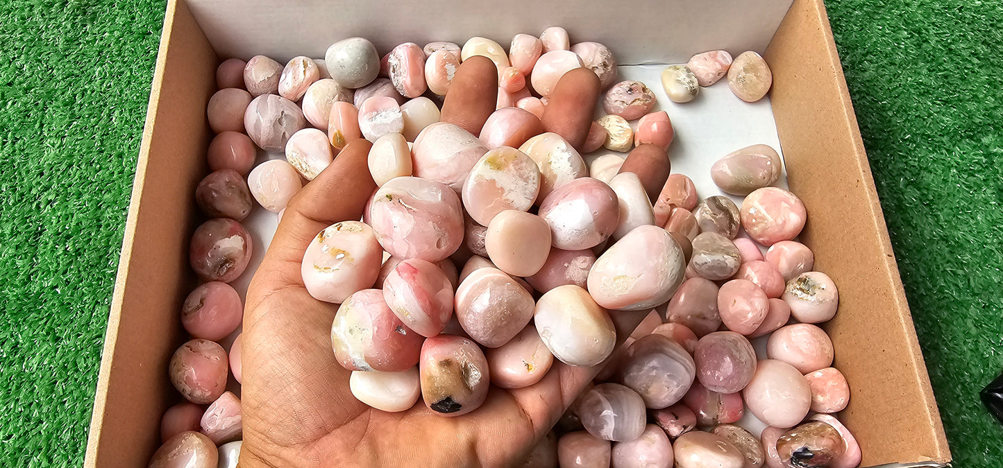 Lot 2 kg Pink Opal Tumbled