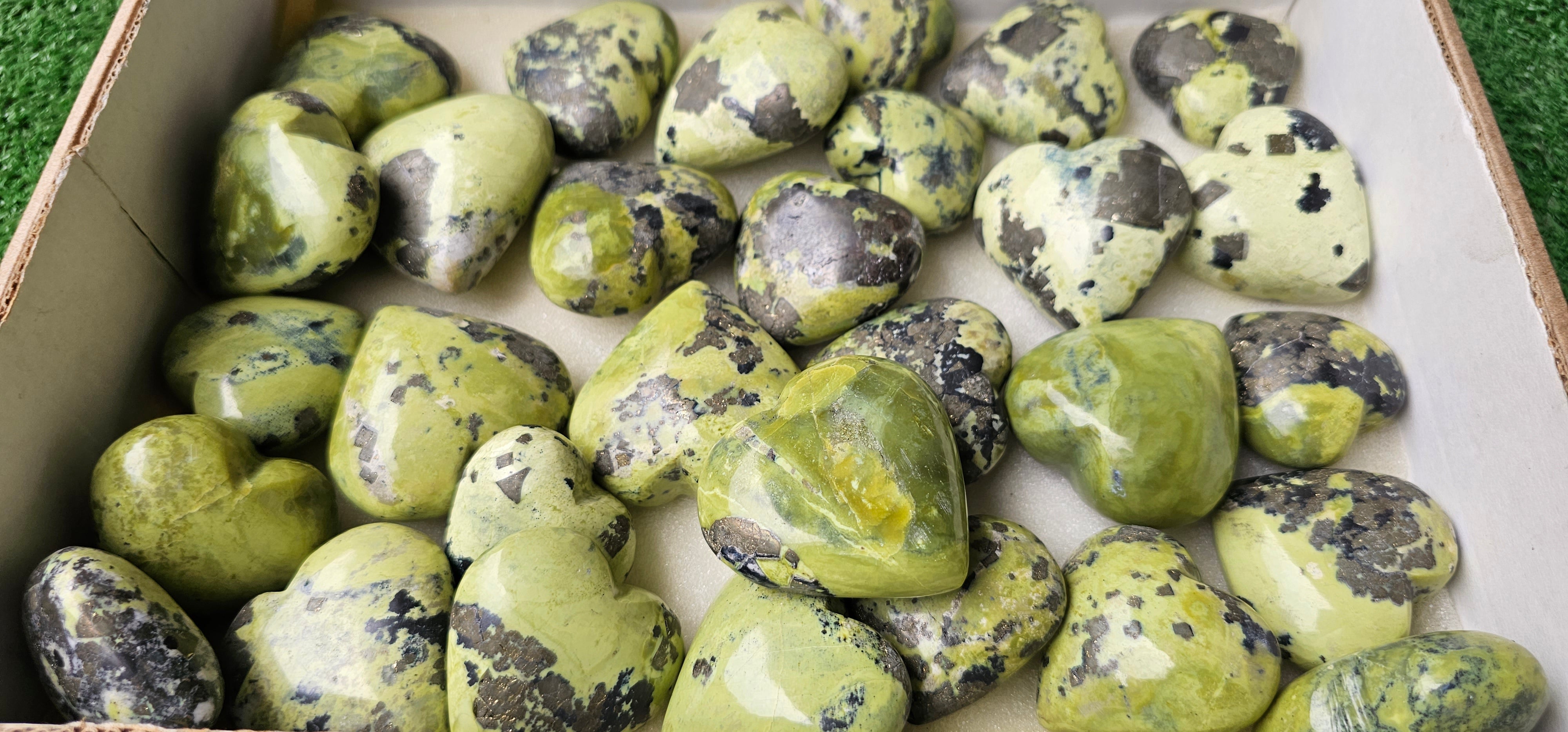 Lot 30 Serpentine with Pyrite Heart