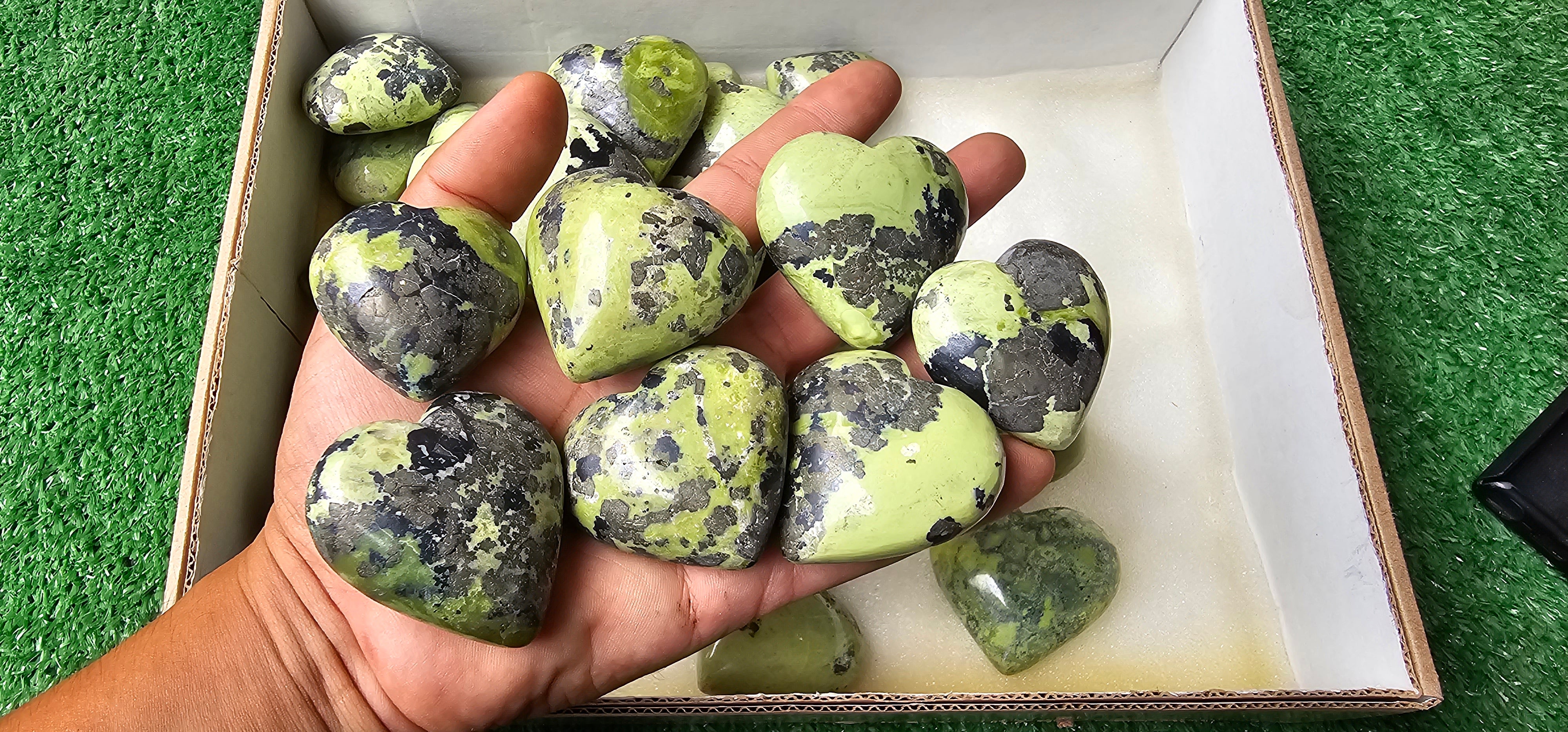 Lot 30 Serpentine with Pyrite Heart