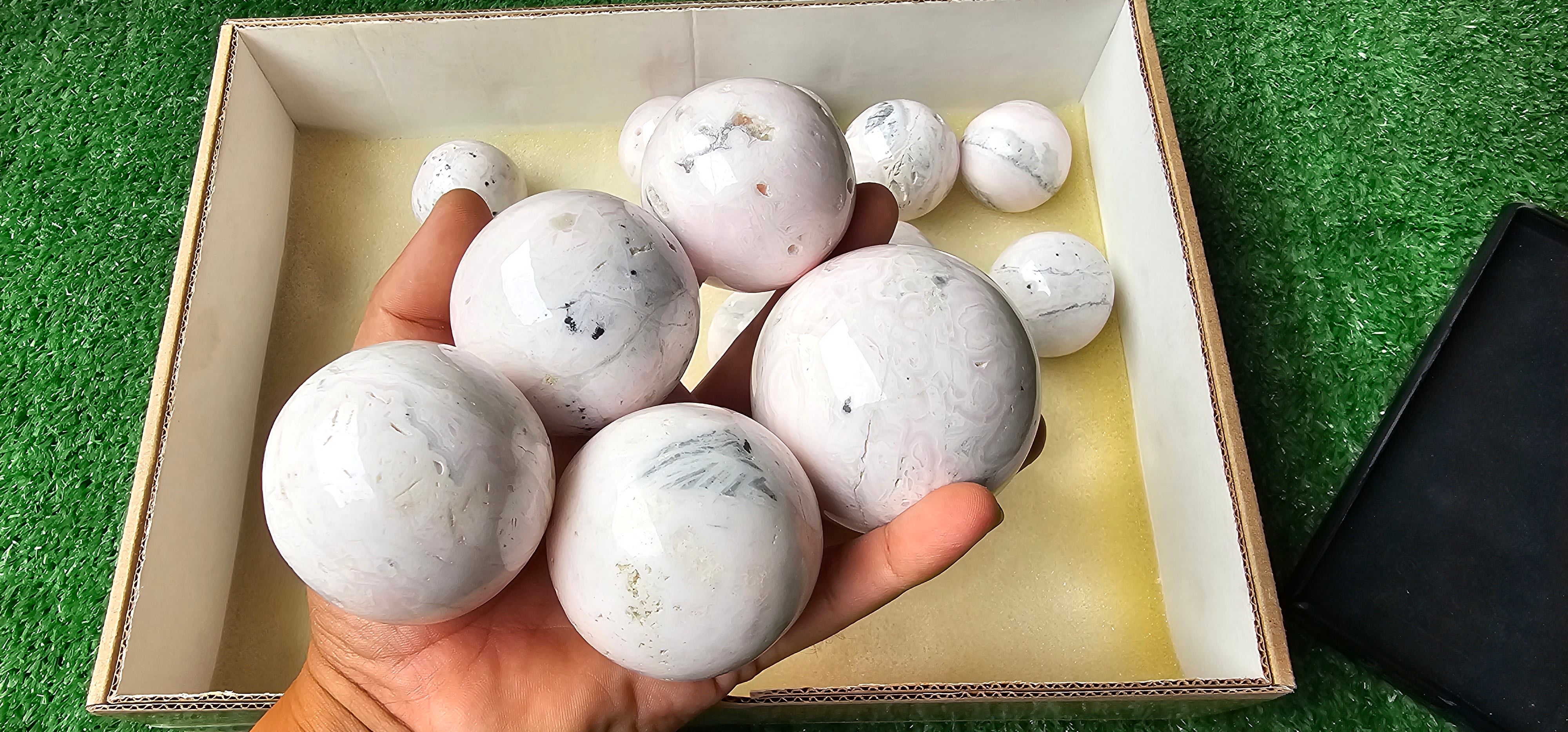 Lot 15 Mangano Calcite Sphere