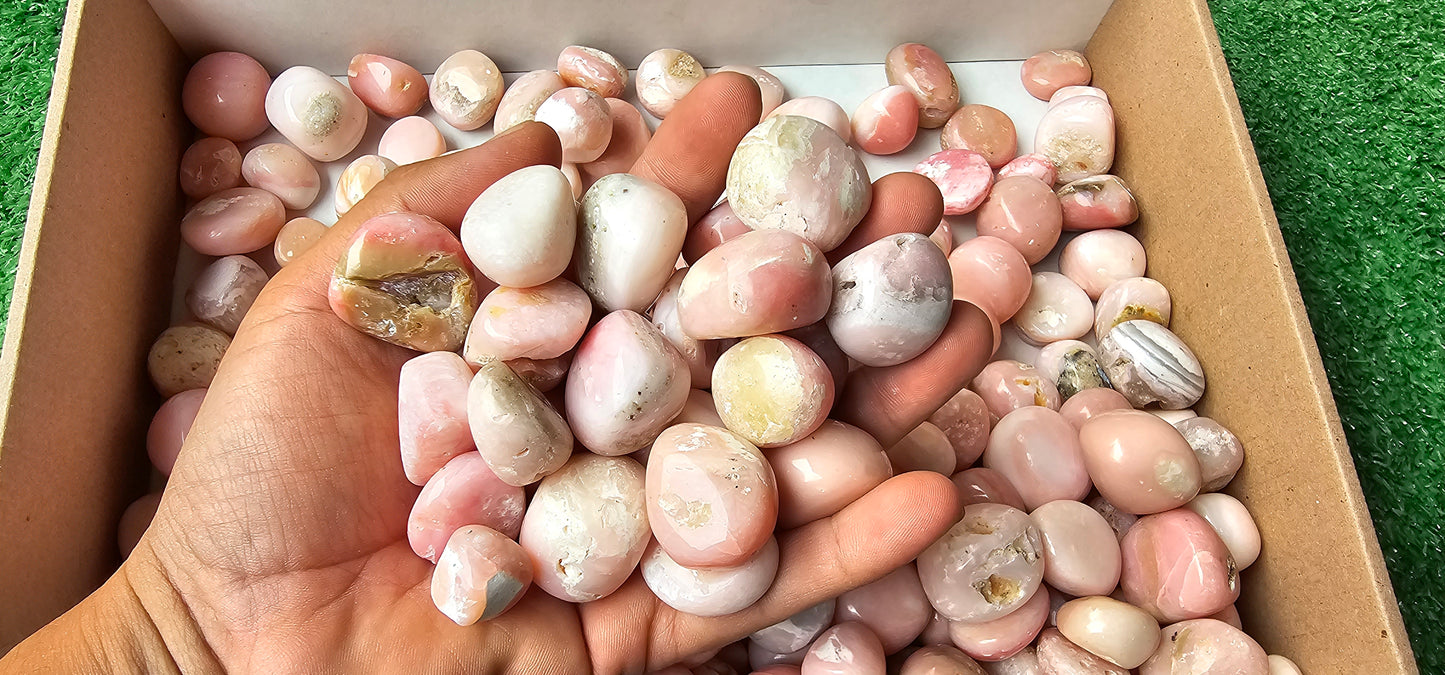 Lot 2 kg Pink Opal Tumbled