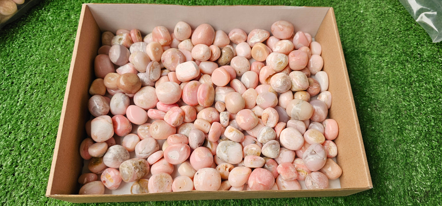 Lot 2 kg Pink Opal Tumbled