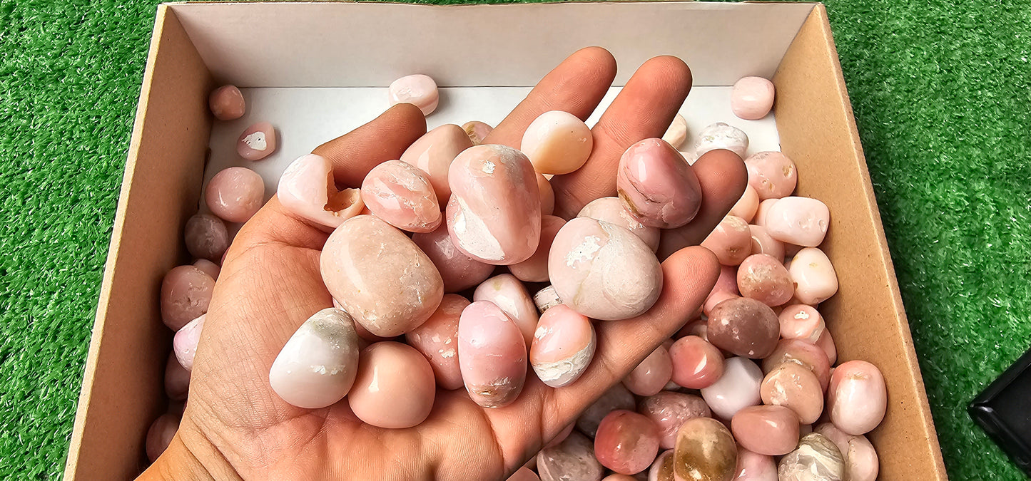 Lot 2 kg Pink Opal Tumbled