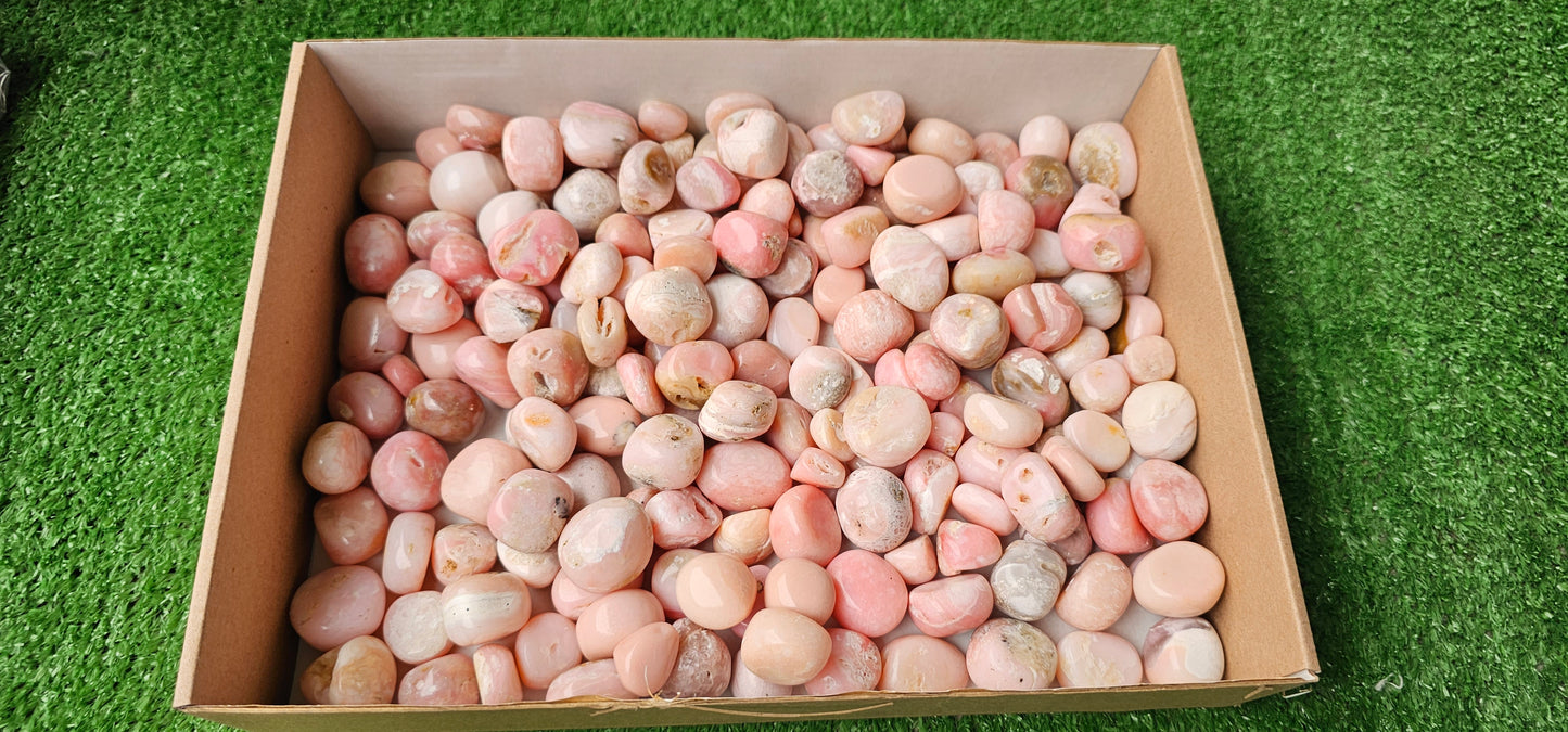 Lot 2 kg Pink Opal Tumbled