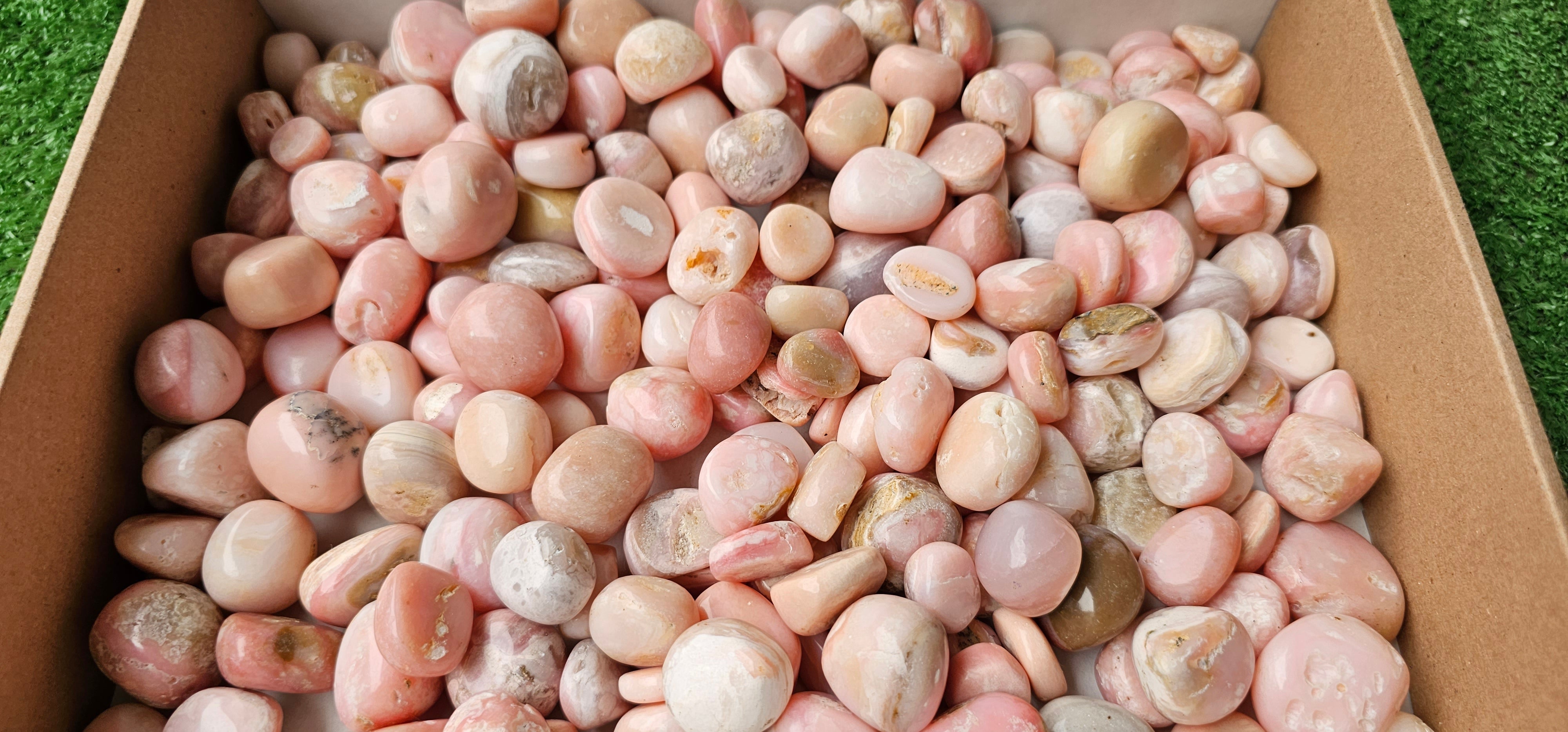 Lot 2 kg Pink Opal Tumbled