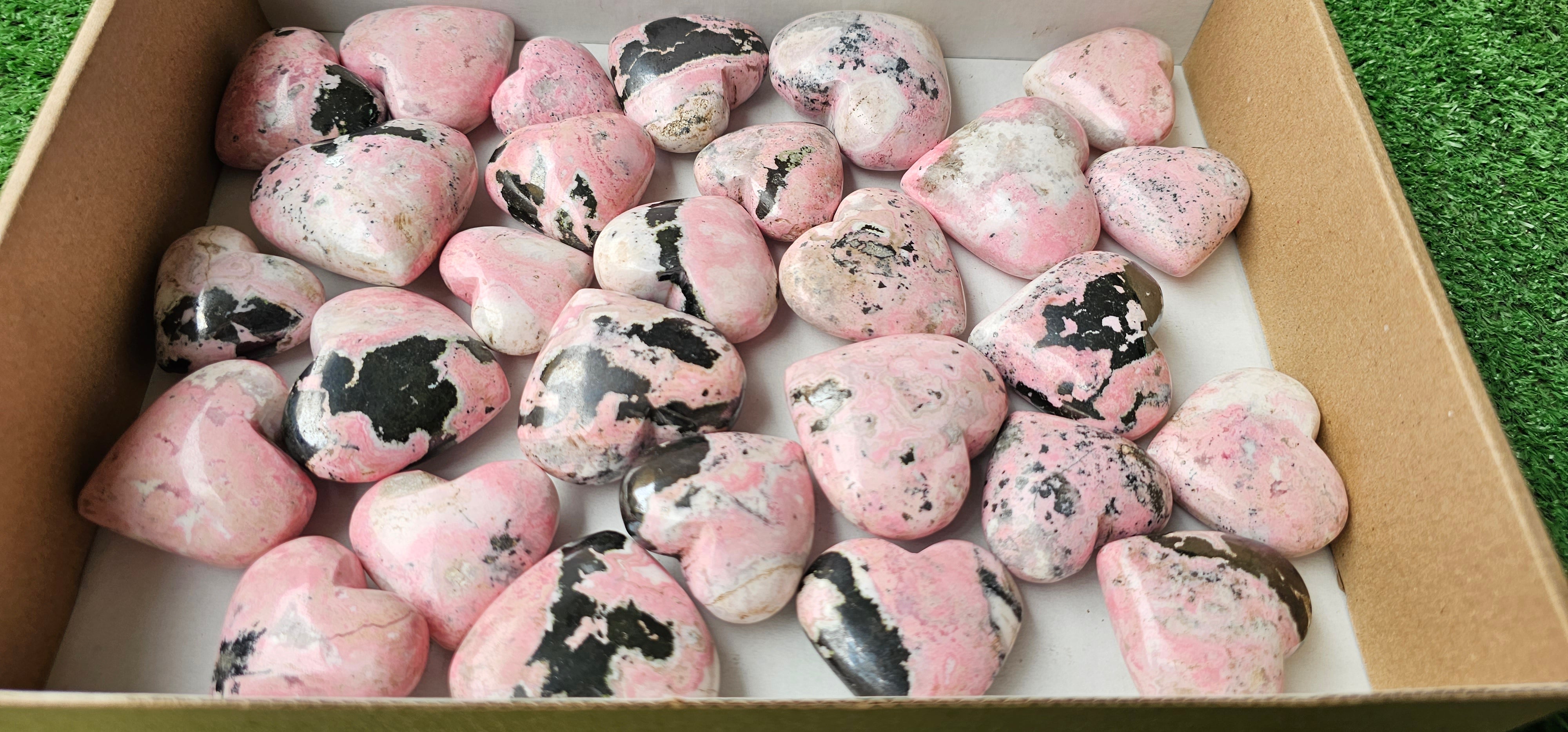 Lot 28 Rhodonite Heart