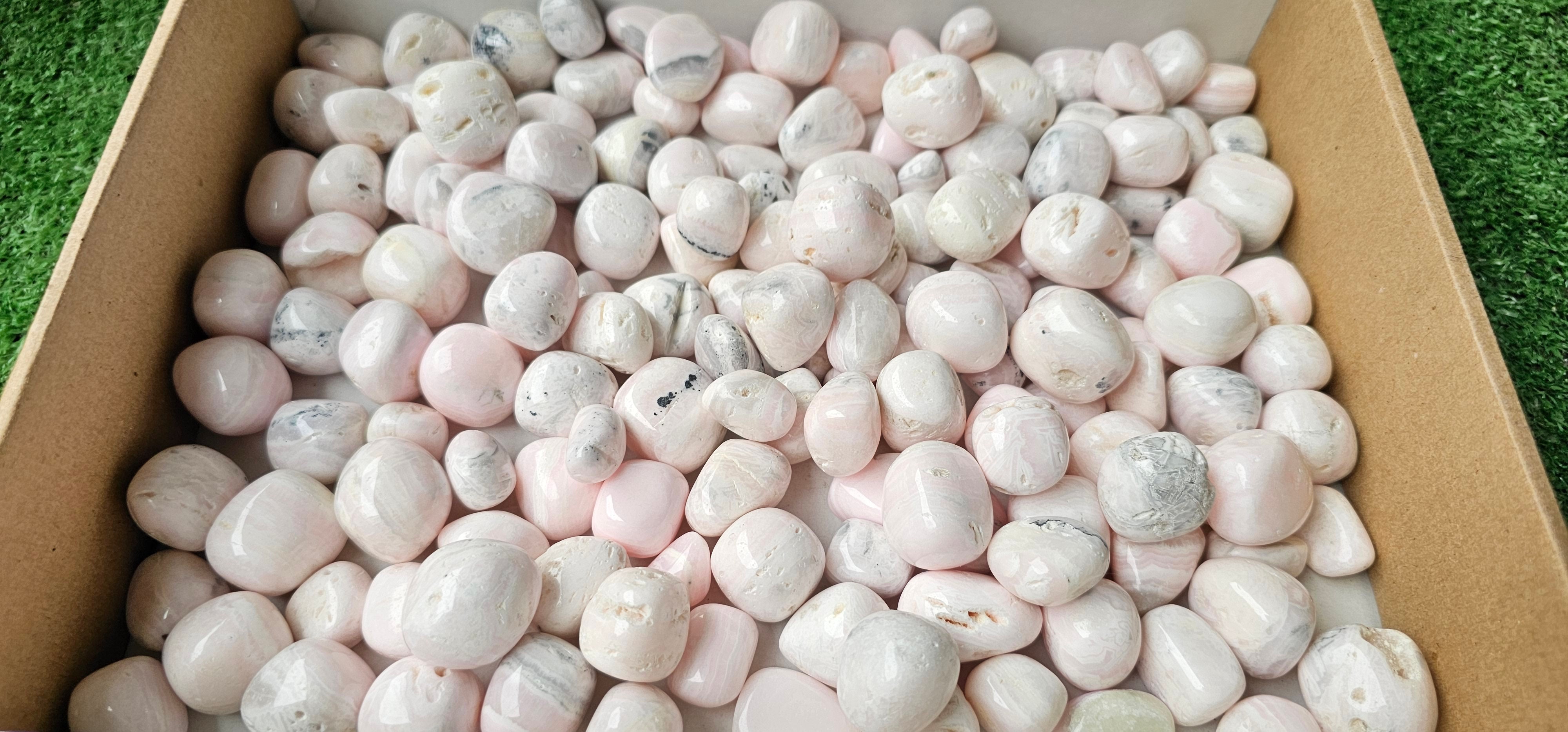 Lot 2.1 Kg Mangano Calcite Tumbled