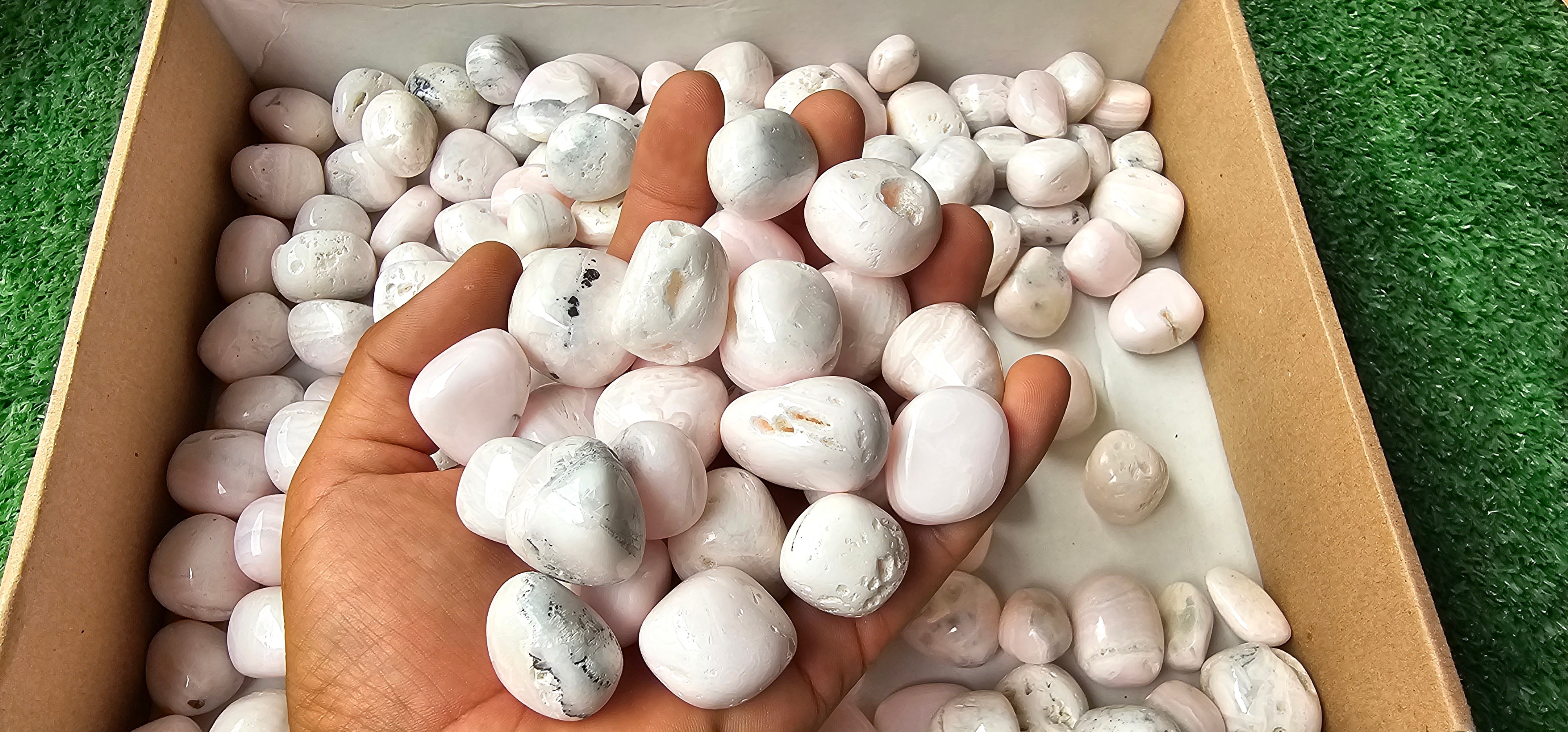 Lot 2.1 Kg Mangano Calcite Tumbled