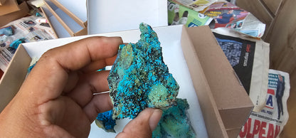 Lot 9 Chrysocolla Quartz Rough