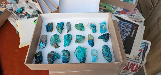 Lot 18 Chrysocolla Quartz Rough