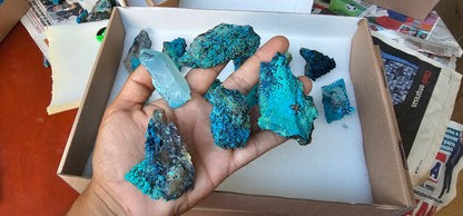 Lot 18 Chrysocolla Quartz Rough