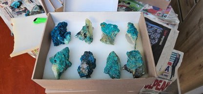 Lot 8 Chrysocolla Quartz Rough