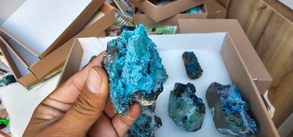 Lot 8 Chrysocolla Quartz Rough