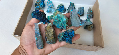 Lot 18 Chrysocolla Quartz Rough