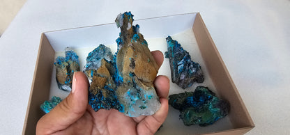 Lot 8 Chrysocolla Quartz Rough