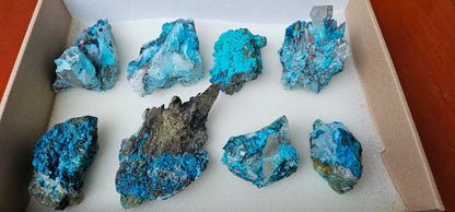 Lot 8 Chrysocolla Quartz Rough