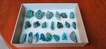 Lot 21 Chrysocolla Quartz Rough