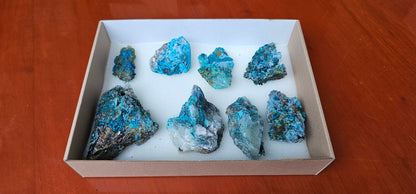 Lot 8 Chrysocolla Quartz Rough