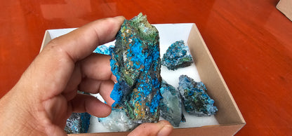 Lot 8 Chrysocolla Quartz Rough