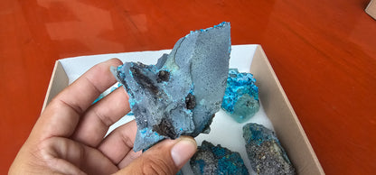 Lot 8 Chrysocolla Quartz Rough