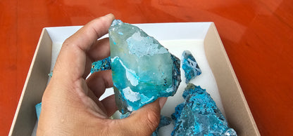 Lot 8 Chrysocolla Quartz Rough