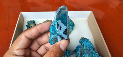 Lot 8 Chrysocolla Quartz Rough