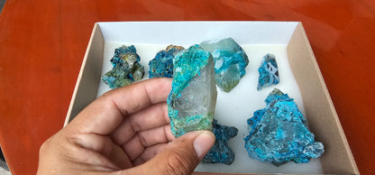 Lot 8 Chrysocolla Quartz Rough