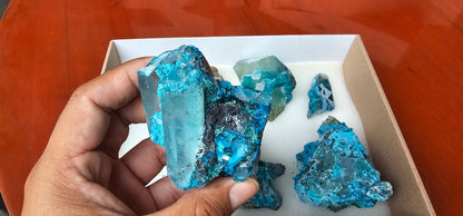 Lot 8 Chrysocolla Quartz Rough