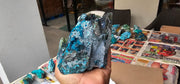 Chrysocolla on Quartz